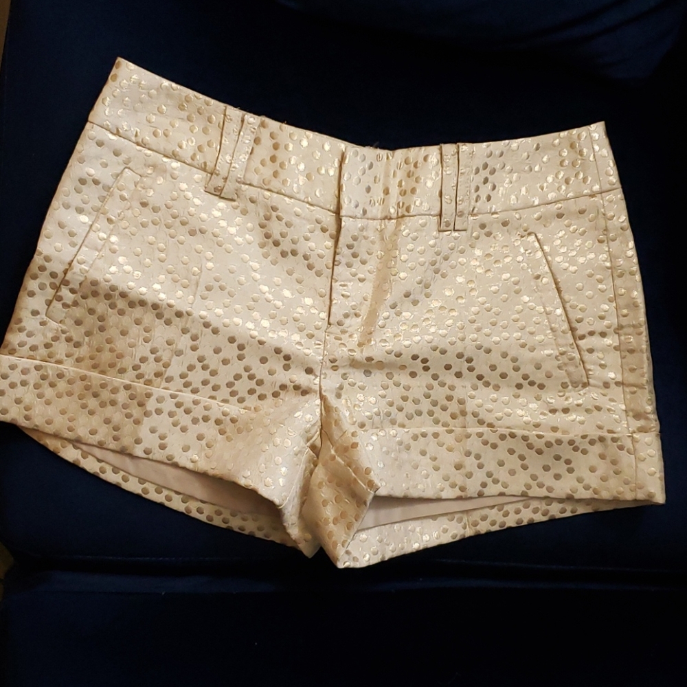 Lauren Conrad Gold Dot Shorts